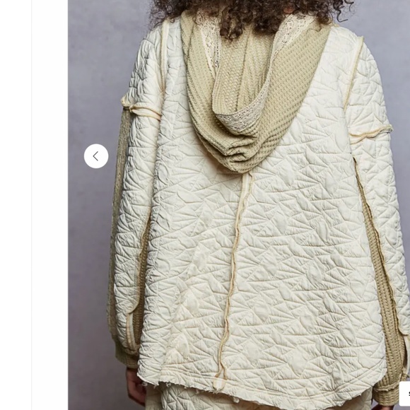 POL “ Shayle 2 “ POL Quilted Joggers and Hoodie 2 Piece Set 75& 56 - Picture 2 of 7